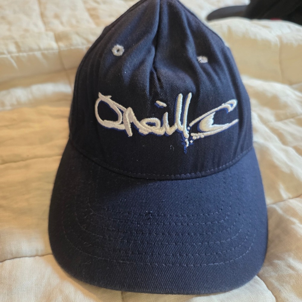 O'Neill Baseball Cap Mens L/XL Navy Grey Two-tone Embroidered Surf Skate Hat